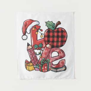 Tapete De Parede Presente de Professor Feliz Natal Amor