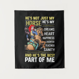 Tapete De Parede Presente Equestre Ele Não É Apenas Meu Cavalo