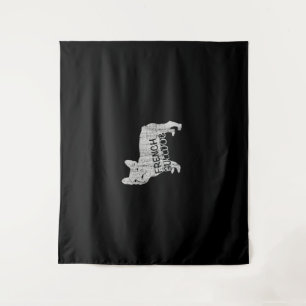 Tapete De Parede Presente no cão   Bulldog francês feroz