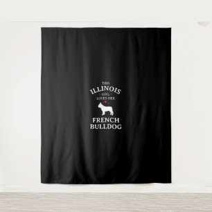 Tapete De Parede Presente no cão Essa Garota Illinois ama seu tour