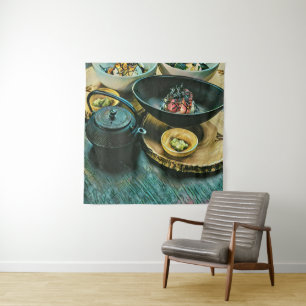 Tapete De Parede Presente Vintage Sushi