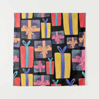 Tapete De Parede Presentes com várias cores sem costura