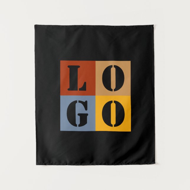 Tapete De Parede Presentes Personalizados Modernos Fofo Preto Simpl (Frente)