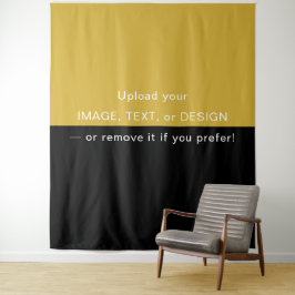 Tapete De Parede Preto e Dourado Metálico Moderno Elegante