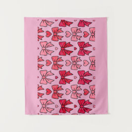 Tapete De Parede Pretty Pink Coquette Tapestry