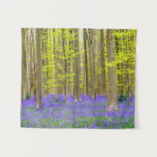 Tapete De Parede Primavera na Floresta Azul