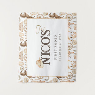 Tapete De Parede Primeiro aniversário de Rodeo Neutro do Sul