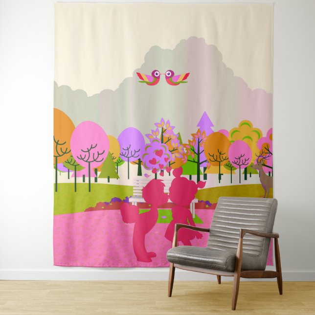 Tapete De Parede primeiro beijo (In Situ)