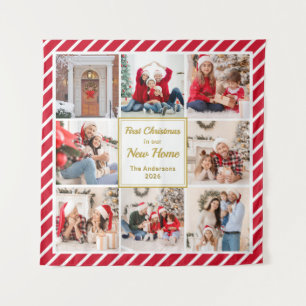 Tapete De Parede Primeiro Natal em Casa Multi Foto Família