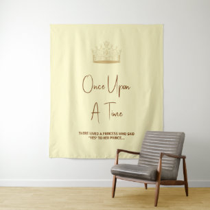 Tapete De Parede Princesa para a Rainha Chá de panela