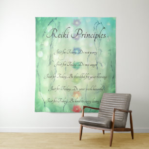 Tapete De Parede Princípios Reiki Mãos de Cura design