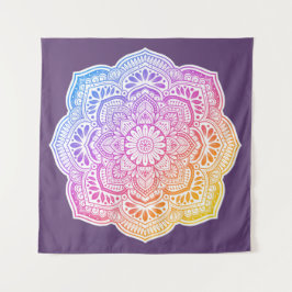 Tapete De Parede Prism Flower Mandala Tapestry