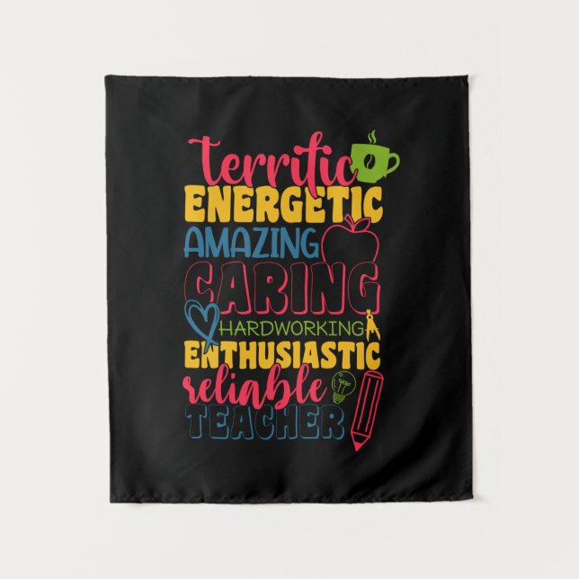 Tapete De Parede Professor de presentes | Professora surpreendente (Frente)