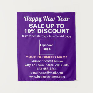 Tapete De Parede Promoção de Ano Novo Empresarial na Purple Tapestr