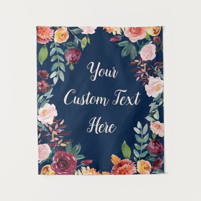 Tapete De Parede Prop. Booth de Foto de casamento outono para Verso (Frente)