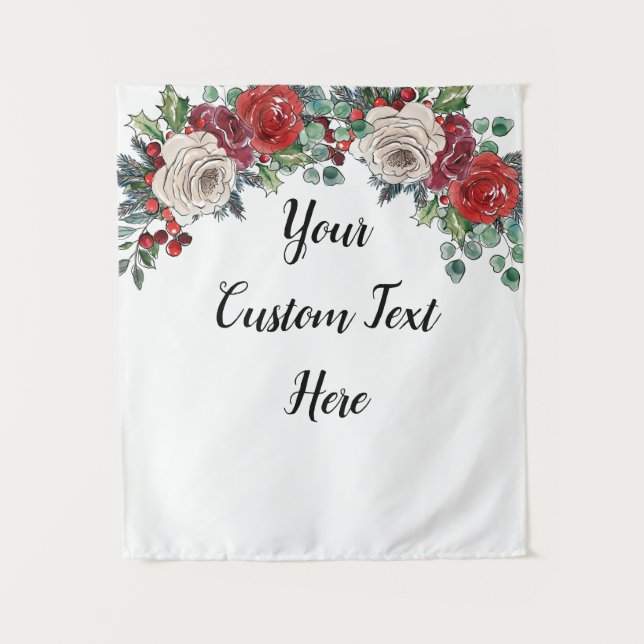 Tapete De Parede Prop de Booth de Foto de Natal de Casamento no inv (Frente)