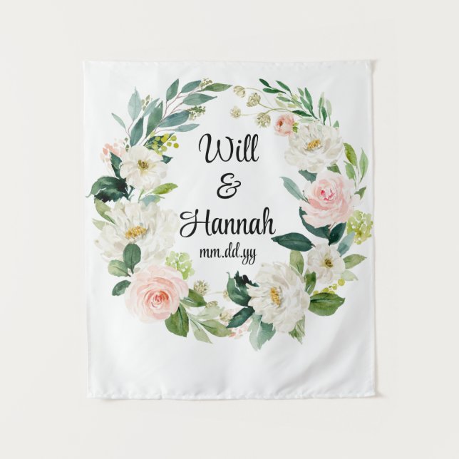 Tapete De Parede Prop. Fotográfica personalizada de Recepção de cas (Frente)