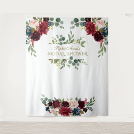 Tapete De Parede Propulsor de Chá de panela Floral Rosa Brilhante