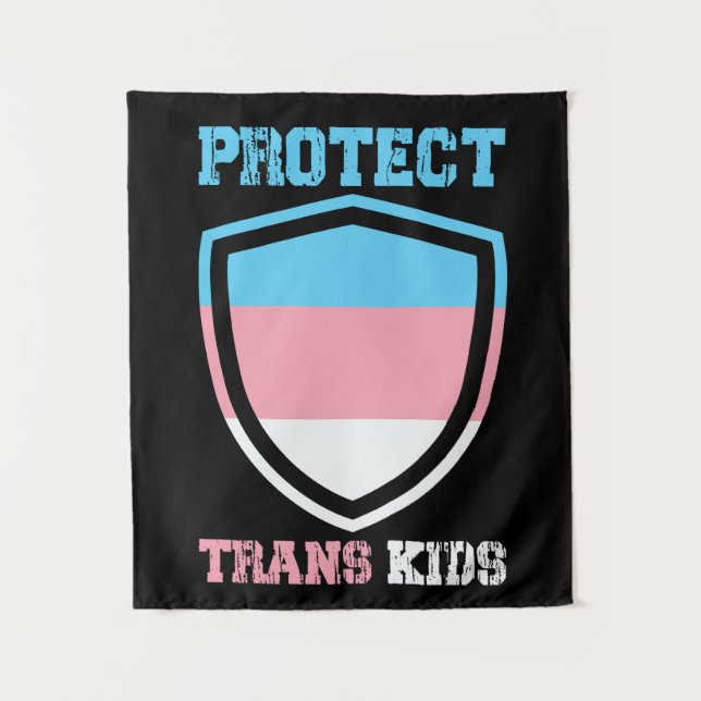Tapete De Parede Proteger Crianças Trans (Frente)