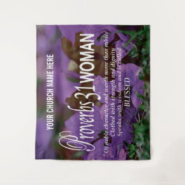 Tapete De Parede PROVÉRBIOS 31 MULHER Igreja Cristã