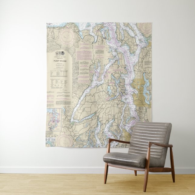 Tapete De Parede Puget Sound - Gráfico 18440 (In Situ)