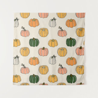 Tapete De Parede Pumpkin Harvest Vintage Padrão Invisível