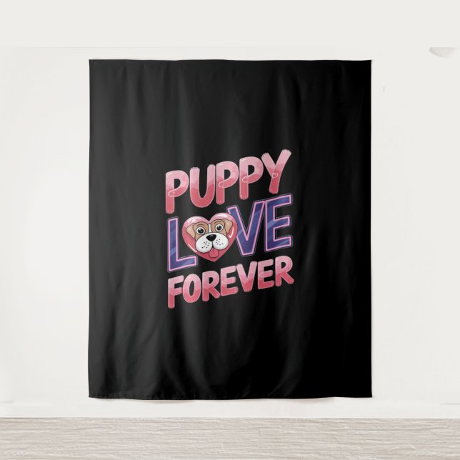 Tapete De Parede Puppy Love Forever Dog (Frente)