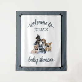 Tapete De Parede Pure Puppy | Placa de Fundo de Chã de Bebê Elegant