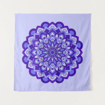 Purple Floral Mandala