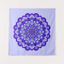 Tapete De Parede Purple Floral Mandala