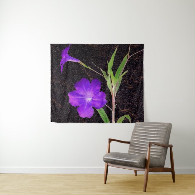Tapete De Parede Púrpura de Petunia mexicana (In Situ (Horizontal))