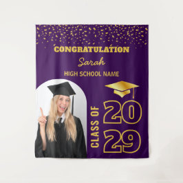 Tapete De Parede Púrpura e Dourada Visão geral e fotografia de grad