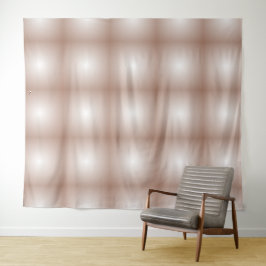 Tapete De Parede Quadrados Geométricos com Branco Gradiente Mocha M