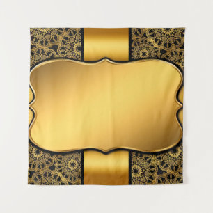 Tapete De Parede Quadro dourado da imagem de fundo