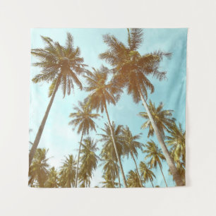 Tapete De Parede Quadro Tropical: Abstrato Palm Trees