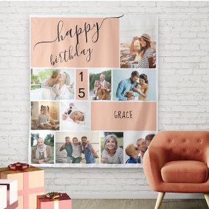 Tapete De Parede Qualquer Idade 10 Colagem de Fotos Personalizada P