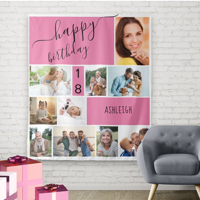 Tapete De Parede Qualquer Idade 10 Colagem de Fotos Personalizado R (Criador carregado)