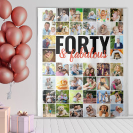 Tapete De Parede Quarenta e Fantástico 40 Colagem de Fotos de Anive