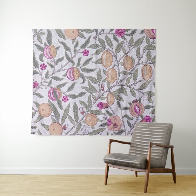 Tapete De Parede Quatro Frutas, William Morris (In Situ (Horizontal))