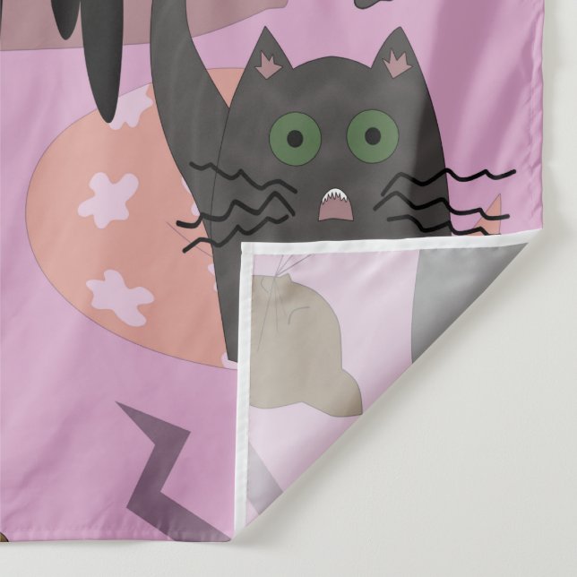 Tapete De Parede Que gatos tão diferentes. (Detalhe)