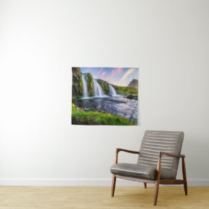 Tapete De Parede Quedas   Kirkjufellsfoss, Islândia