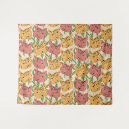 Tapete De Parede Queijos Selvagens Plantas Verdes