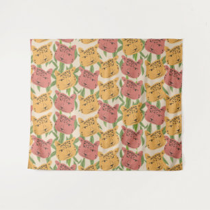 Tapete De Parede Queijos Selvagens Plantas Verdes