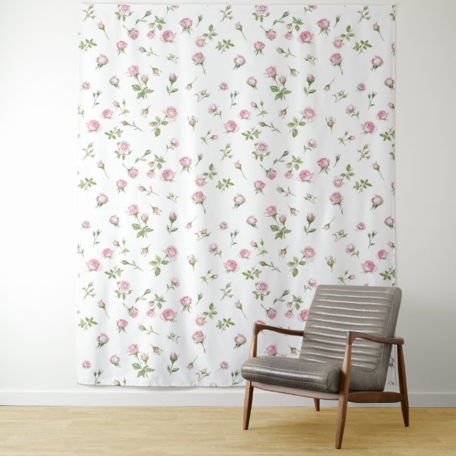 Tapete De Parede Quinceanera Blush Pink Rose Birday (In Situ)