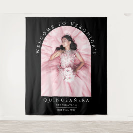 Tapete De Parede Quinceañera Foto de Clássicas Negras Chic