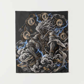 Tapete De Parede Raijin Azul