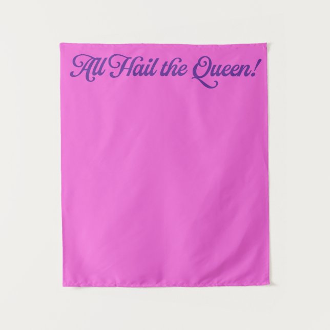 Tapete De Parede Rainha de Aniversário  (Frente)