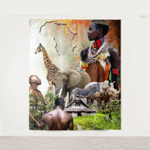 Tapete De Parede Rainha Tribal Africana