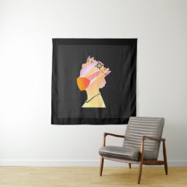 TAPETE DE PAREDE RAINHA VESTINDO A POP