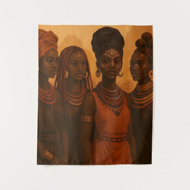 Tapete De Parede Rainhas Ancestrais (Frente)